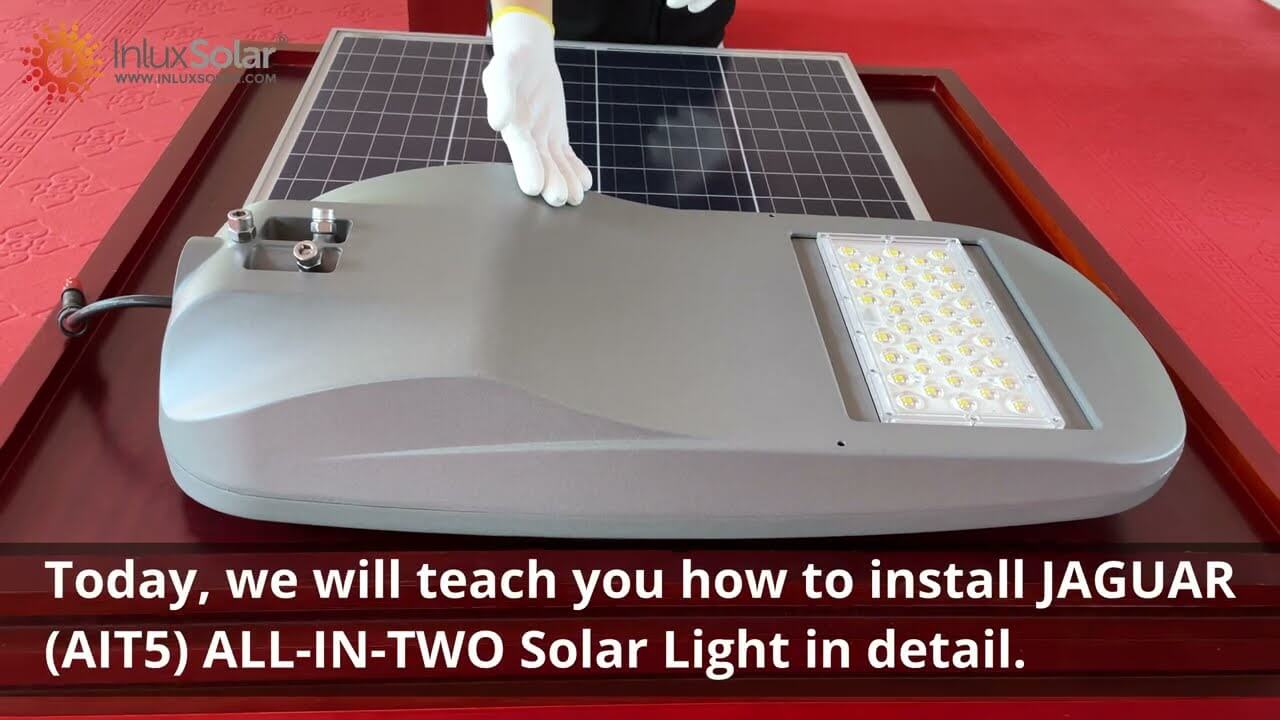 JAGUAR (AIT5) ALL-IN-TWO Instrucciones de instalación de luces solares