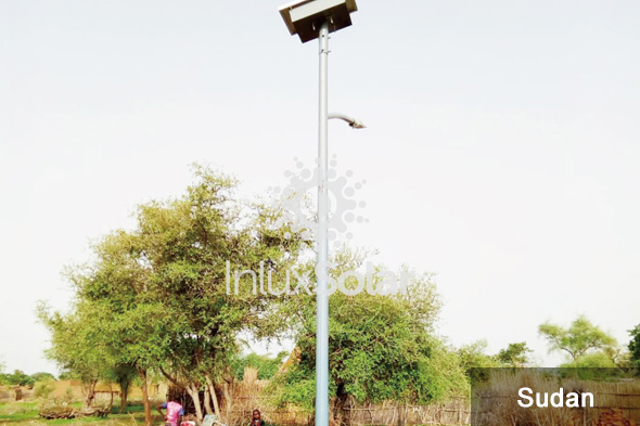 Farolas solares para aldeas rurales