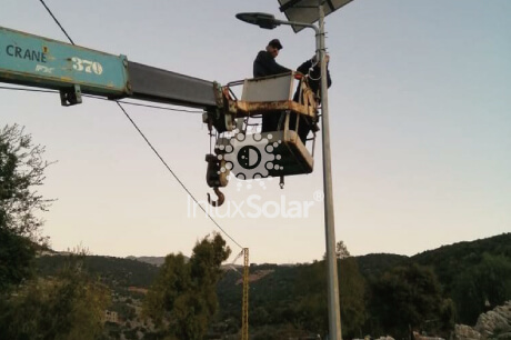 Luces solares para Country Lane en Líbano